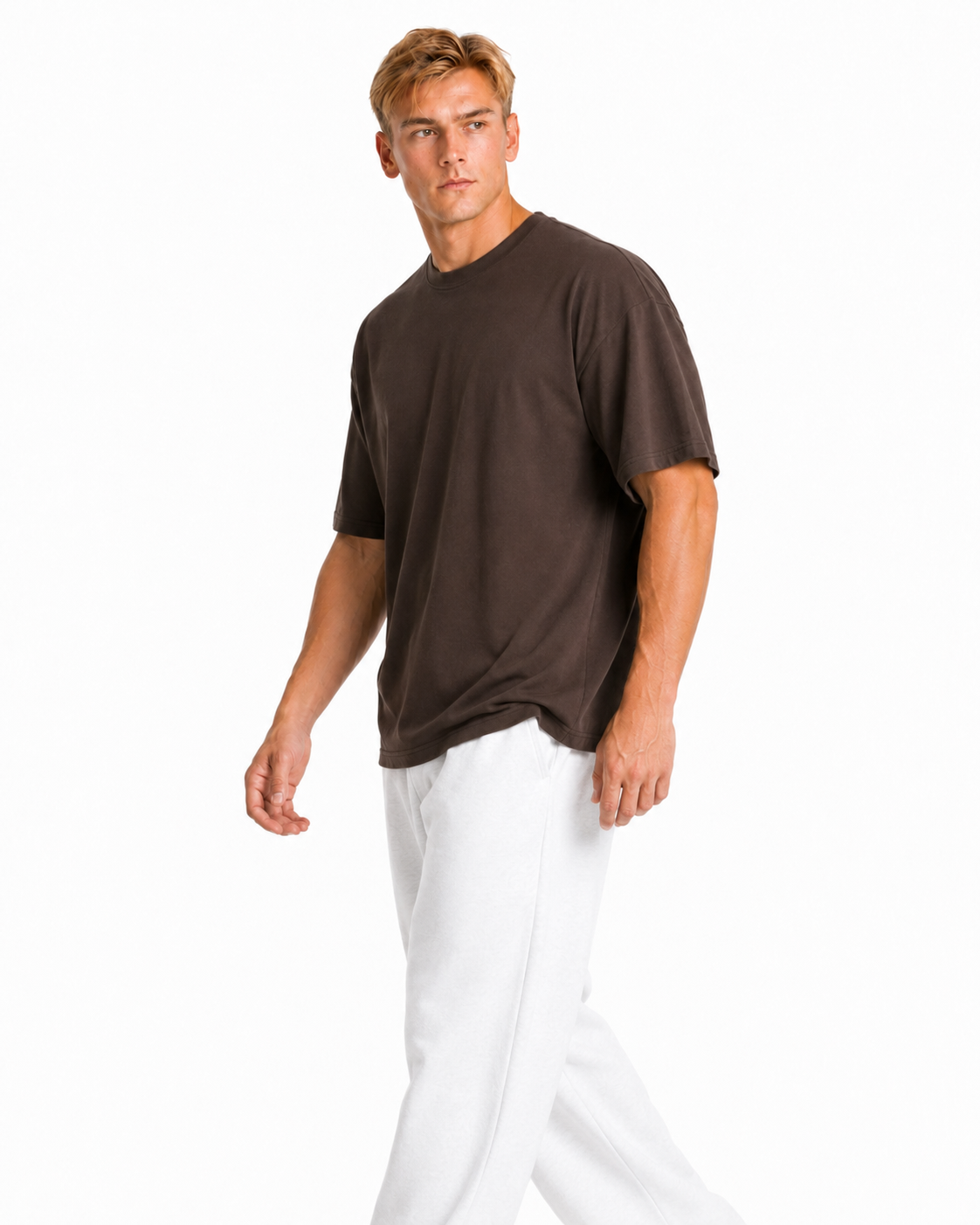 Athlex Oversized T-Shirt – Chocolate Brown