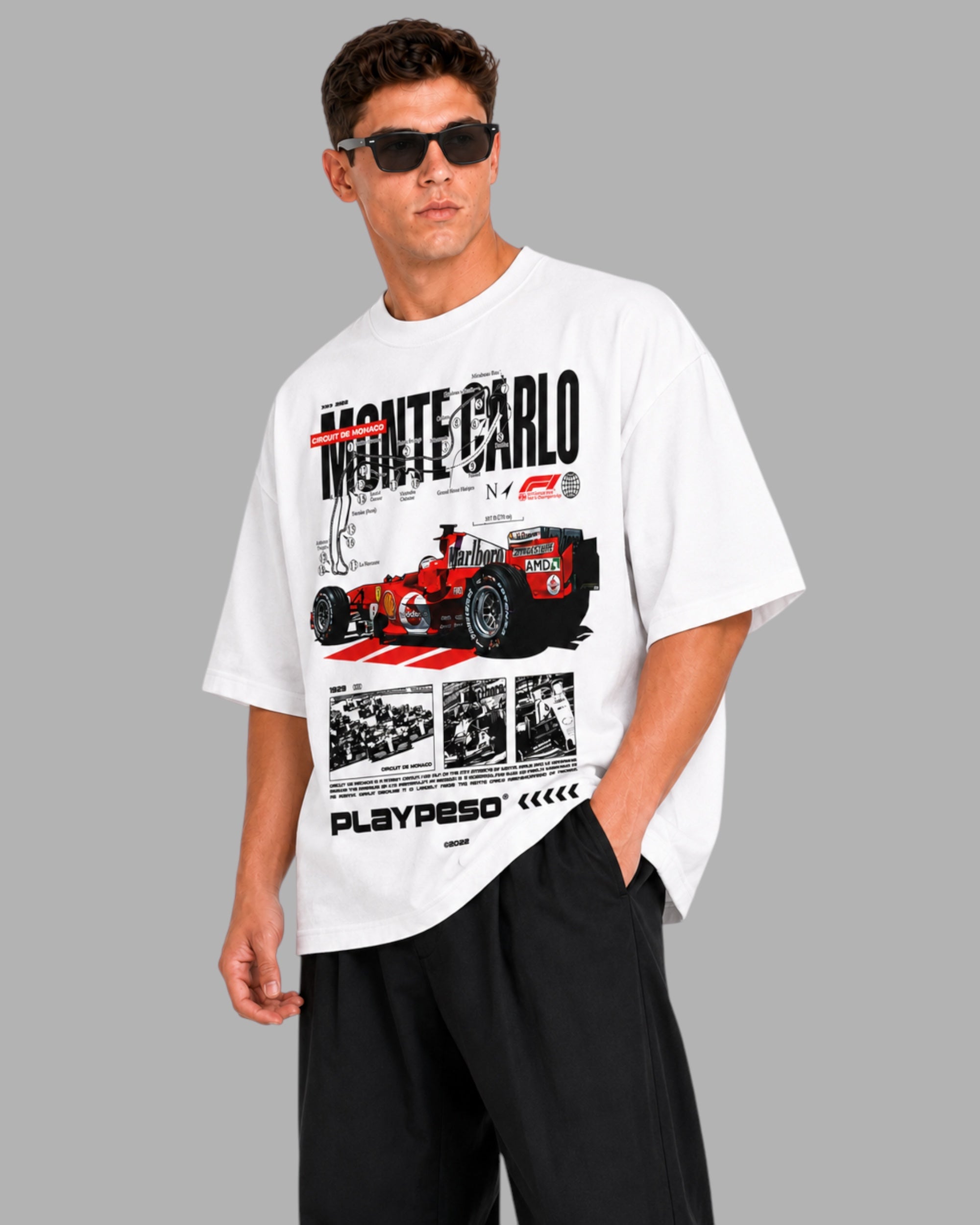 ATHLEX Motorsport Graphic Oversized Cotton Tee