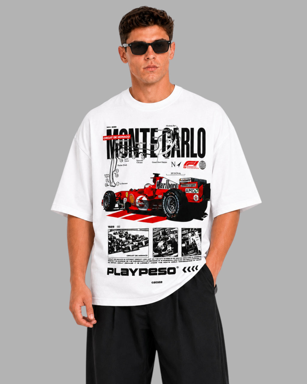 ATHLEX Motorsport Graphic Oversized Cotton Tee