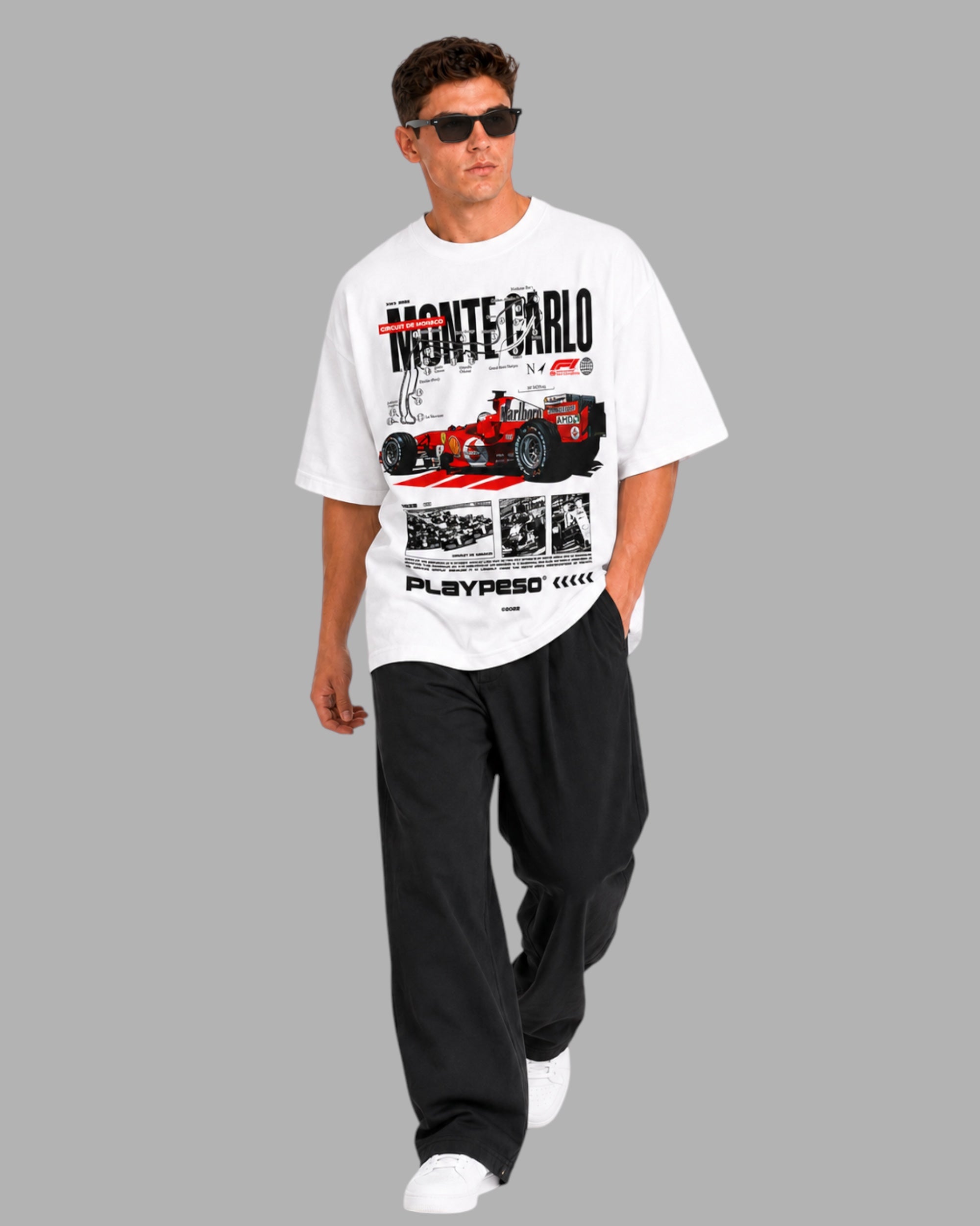 ATHLEX Motorsport Graphic Oversized Cotton Tee