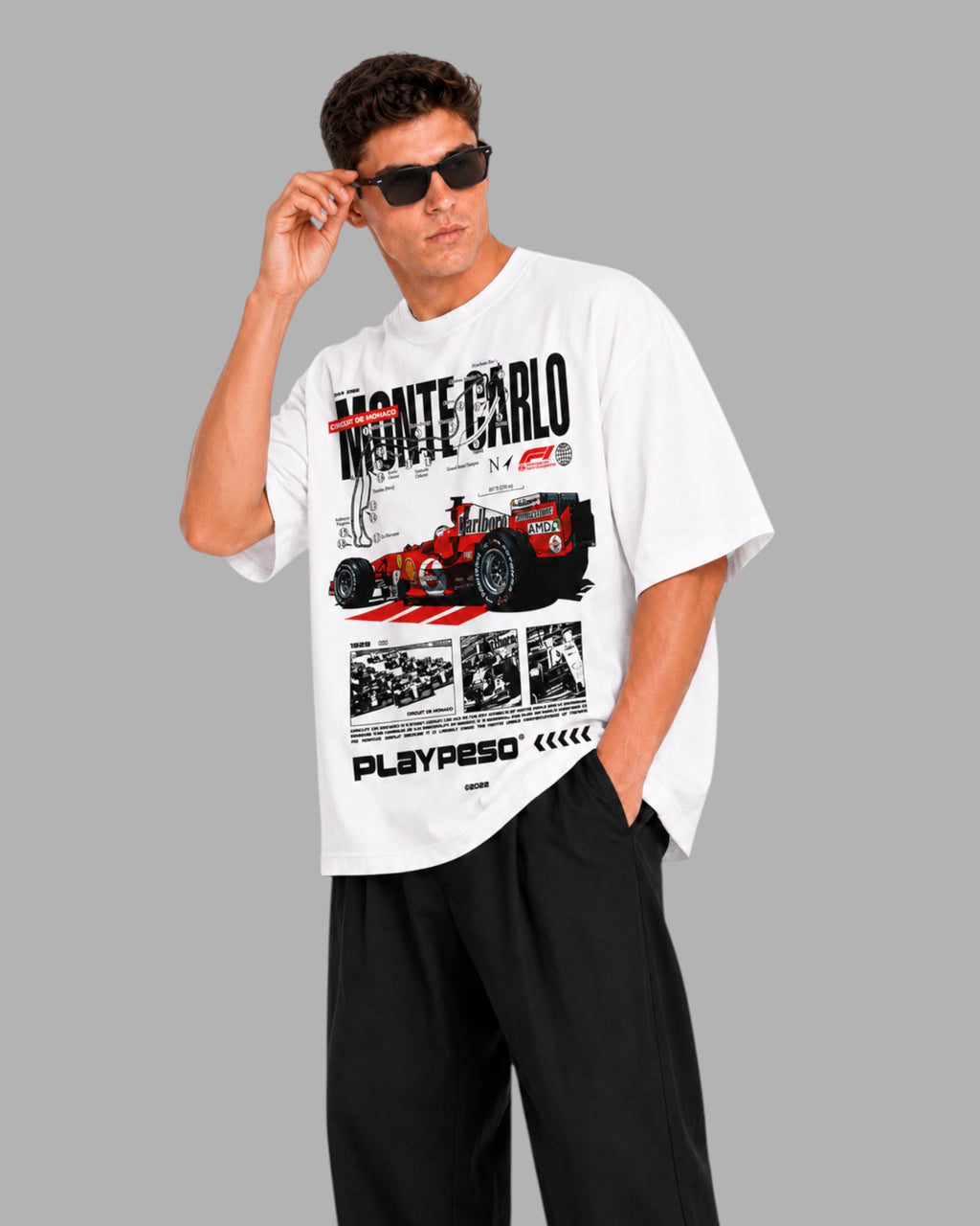 ATHLEX Motorsport Graphic Oversized Cotton Tee