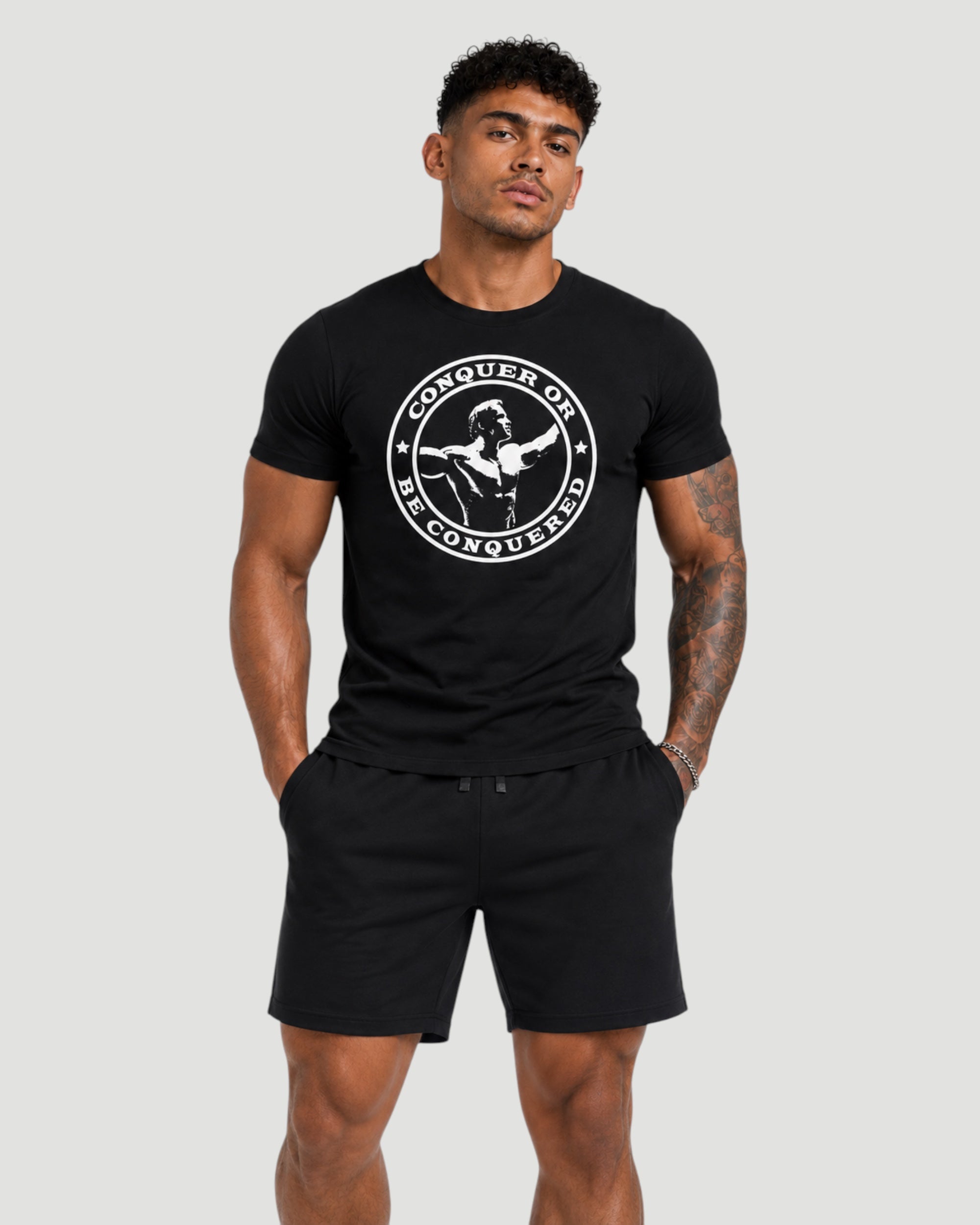 ATHLEX Conquer Graphic T-Shirt – Black
