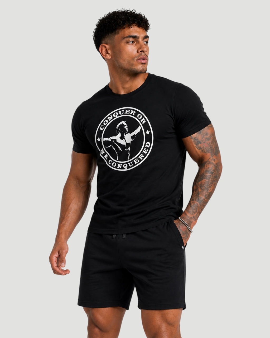 ATHLEX Conquer Graphic T-Shirt – Black