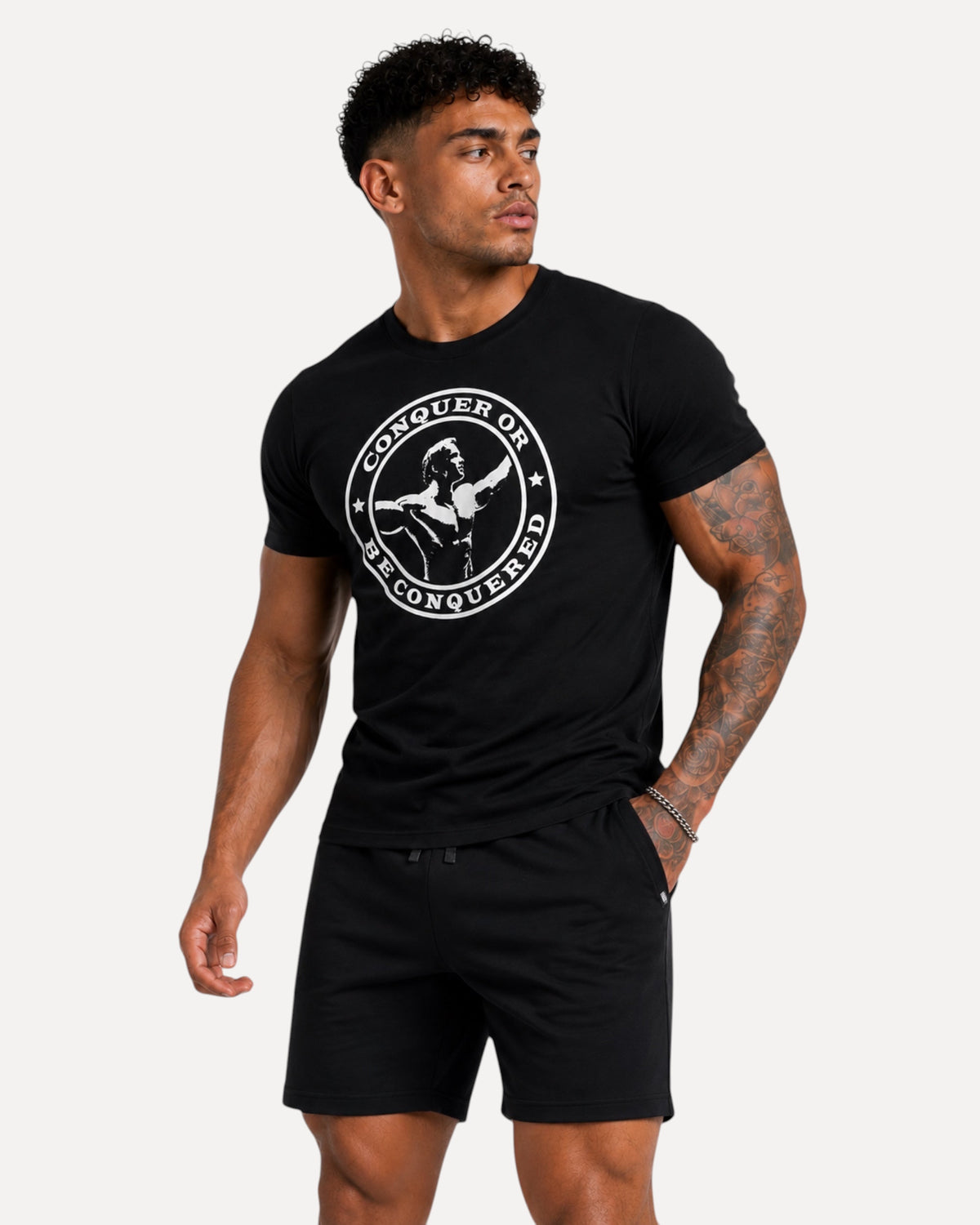 ATHLEX Conquer Graphic T-Shirt – Black