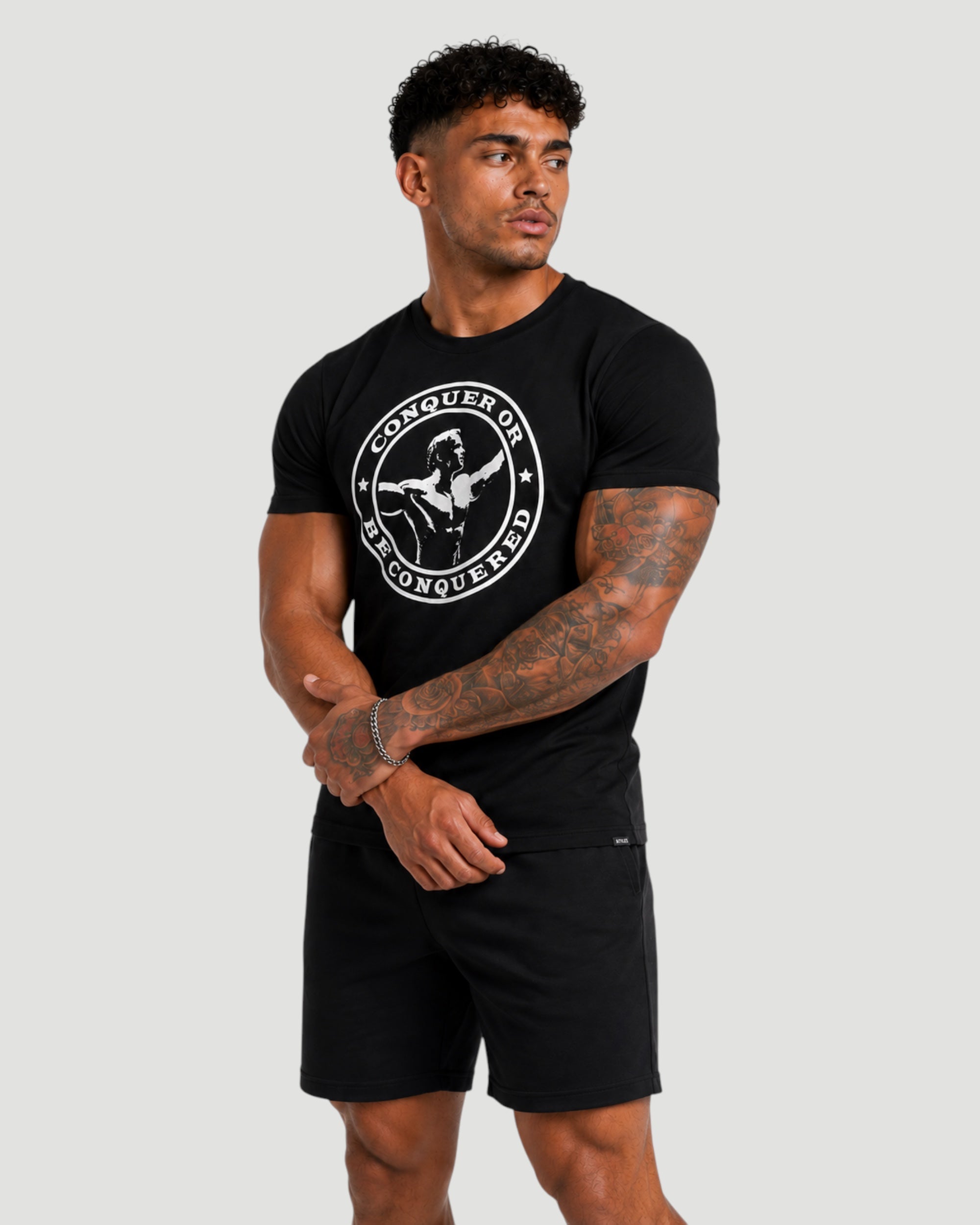 ATHLEX Conquer Graphic T-Shirt – Black