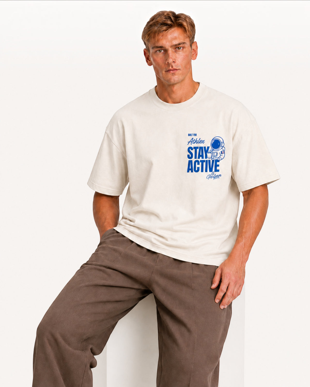 ATHLEX Stay Active Oversized T-Shirt