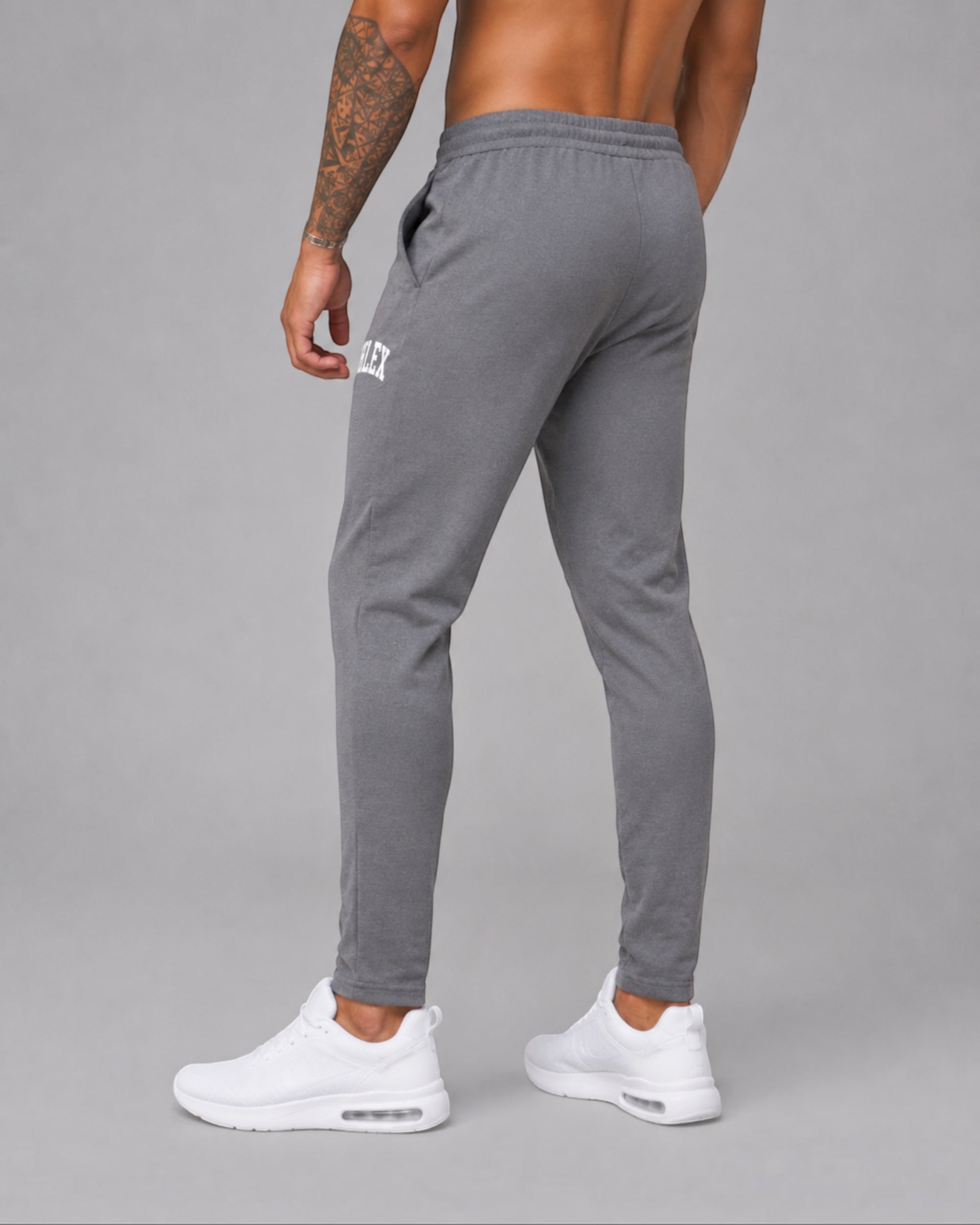 ATHLEX Heritage Slim-Fit Joggers – Heather Grey