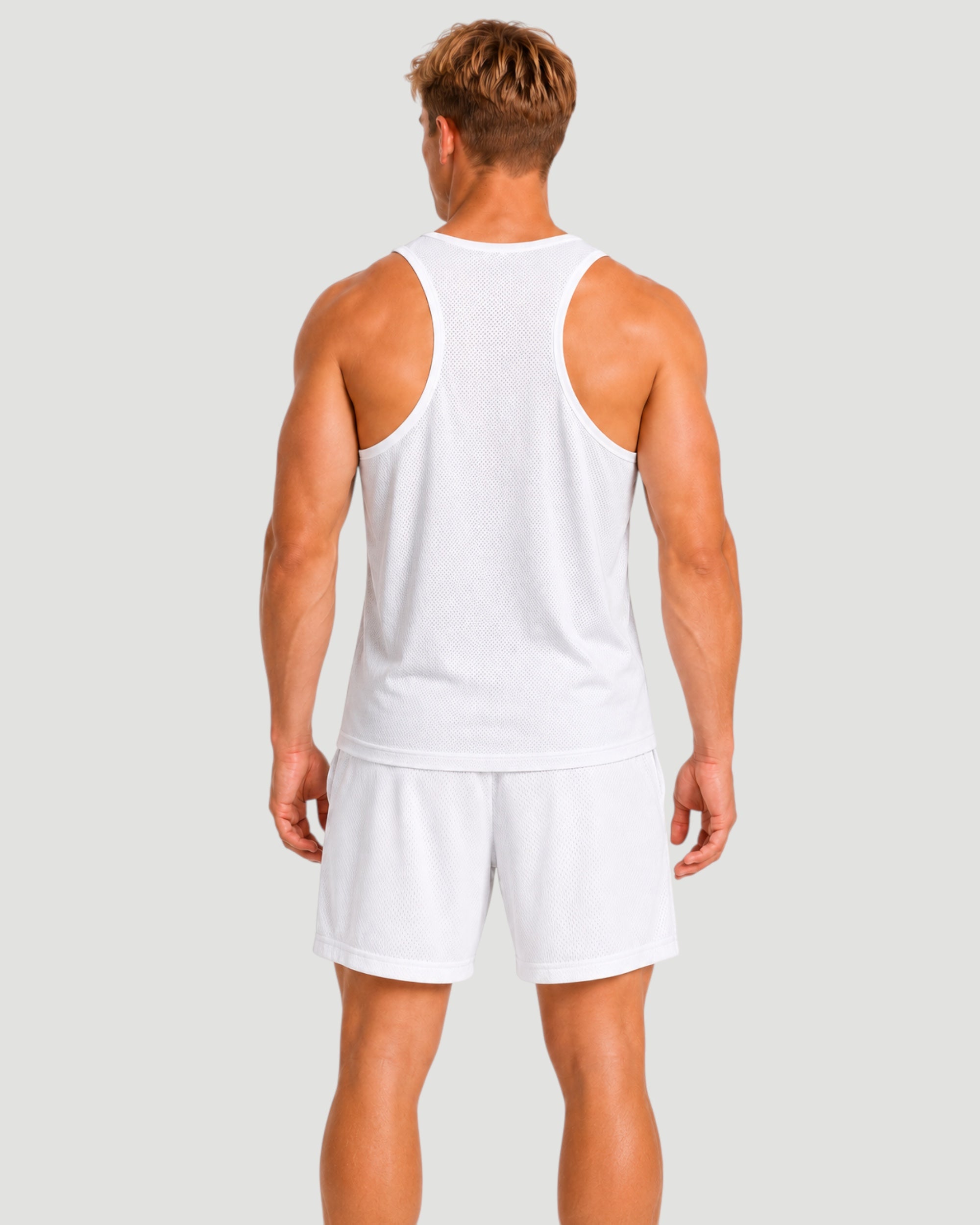 ATHLEX Limitless Moisture-Wicking Sleeveless Tank - White