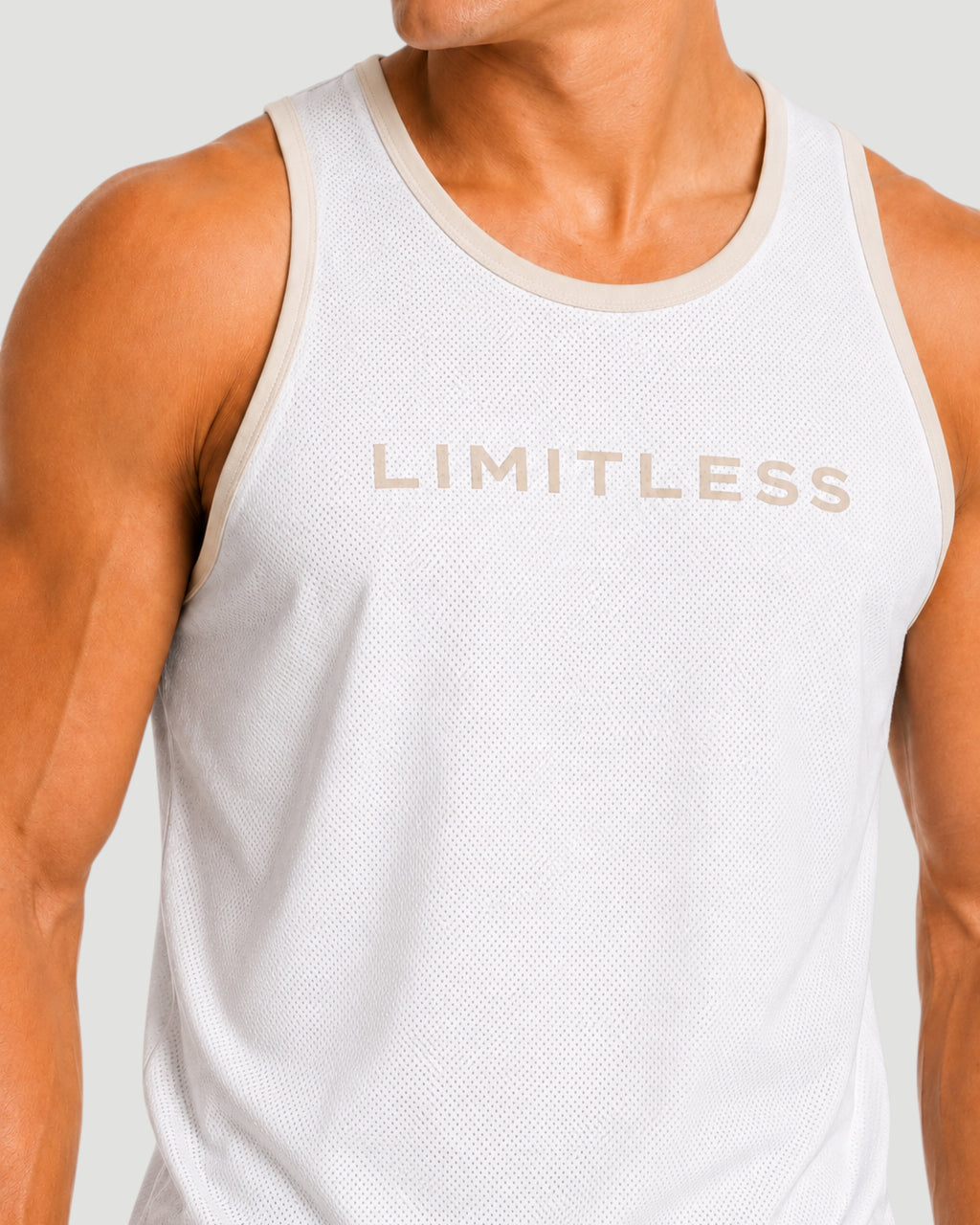 ATHLEX Limitless Moisture-Wicking Sleeveless Tank - White