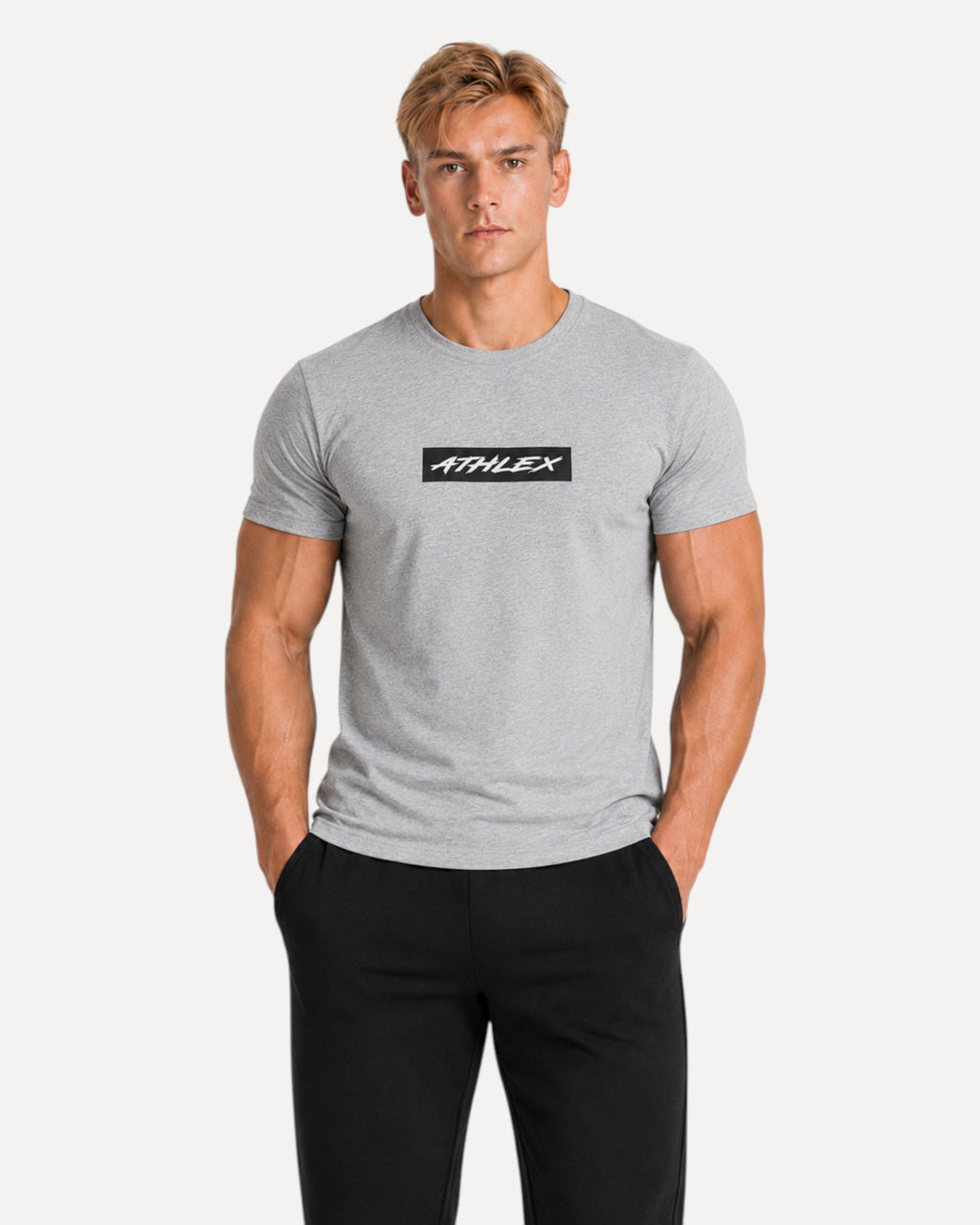ATHLEX Core Badge Athletic Fit T-Shirt