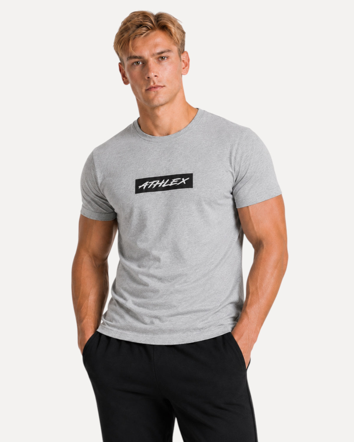 ATHLEX Core Badge Athletic Fit T-Shirt