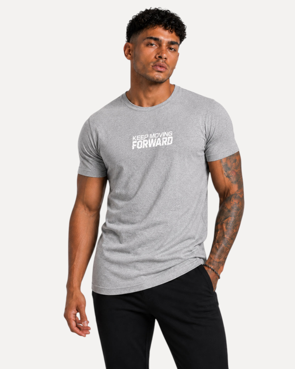 ATHLEX Keep Moving Forward Athletic Fit T-Shirt
