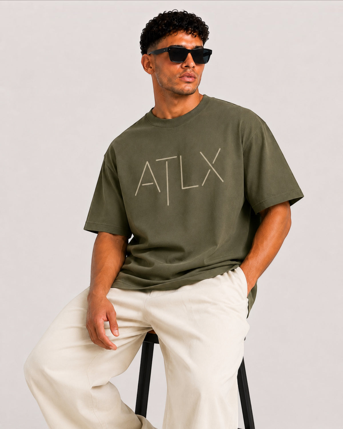 ATHLEX Minimal Line Oversized T-Shirt