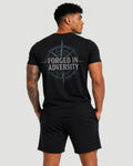 Athlex Forged in Adversity Black Graphic T-Shirt
