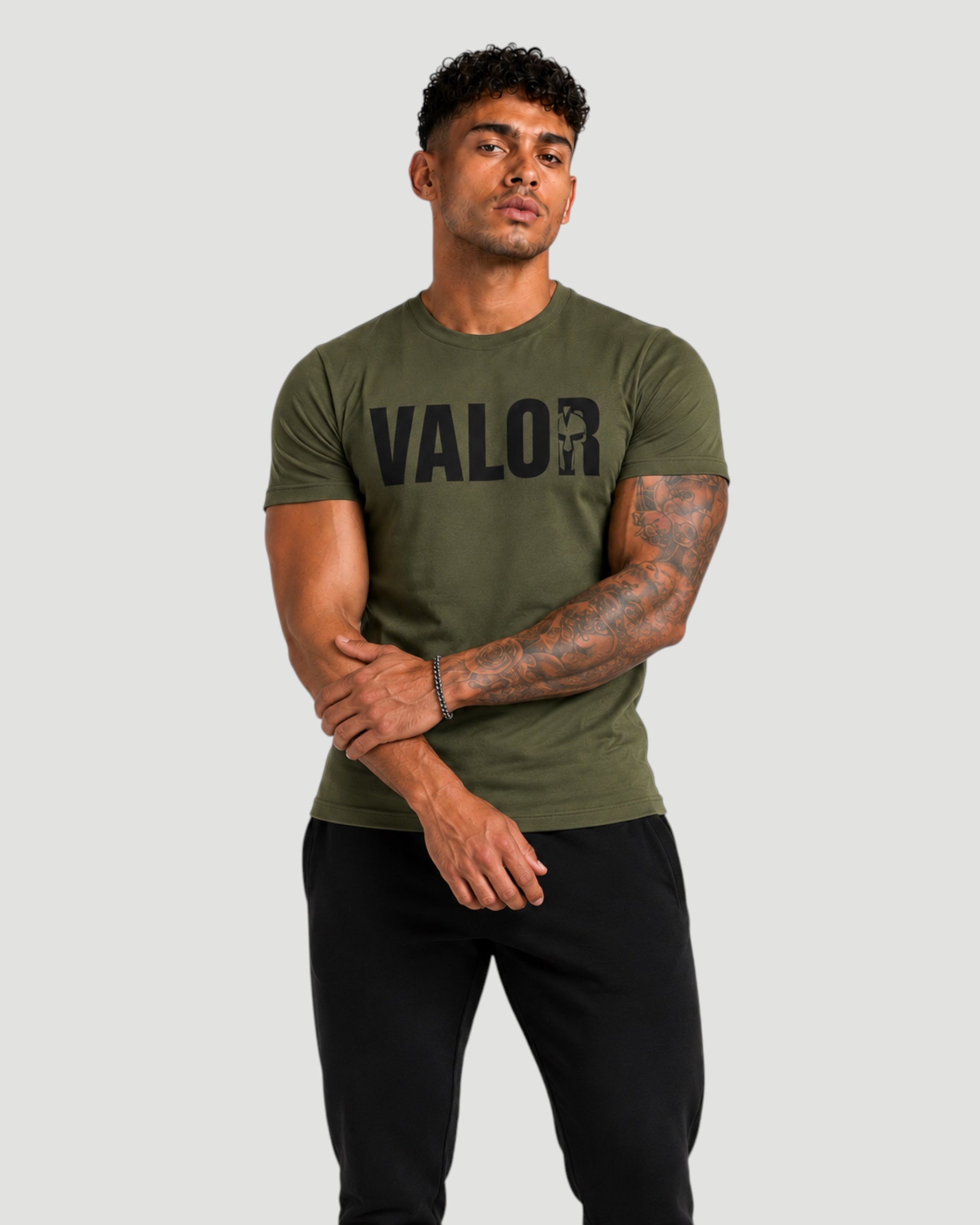Athlex Valor Olive Graphic T-Shirt