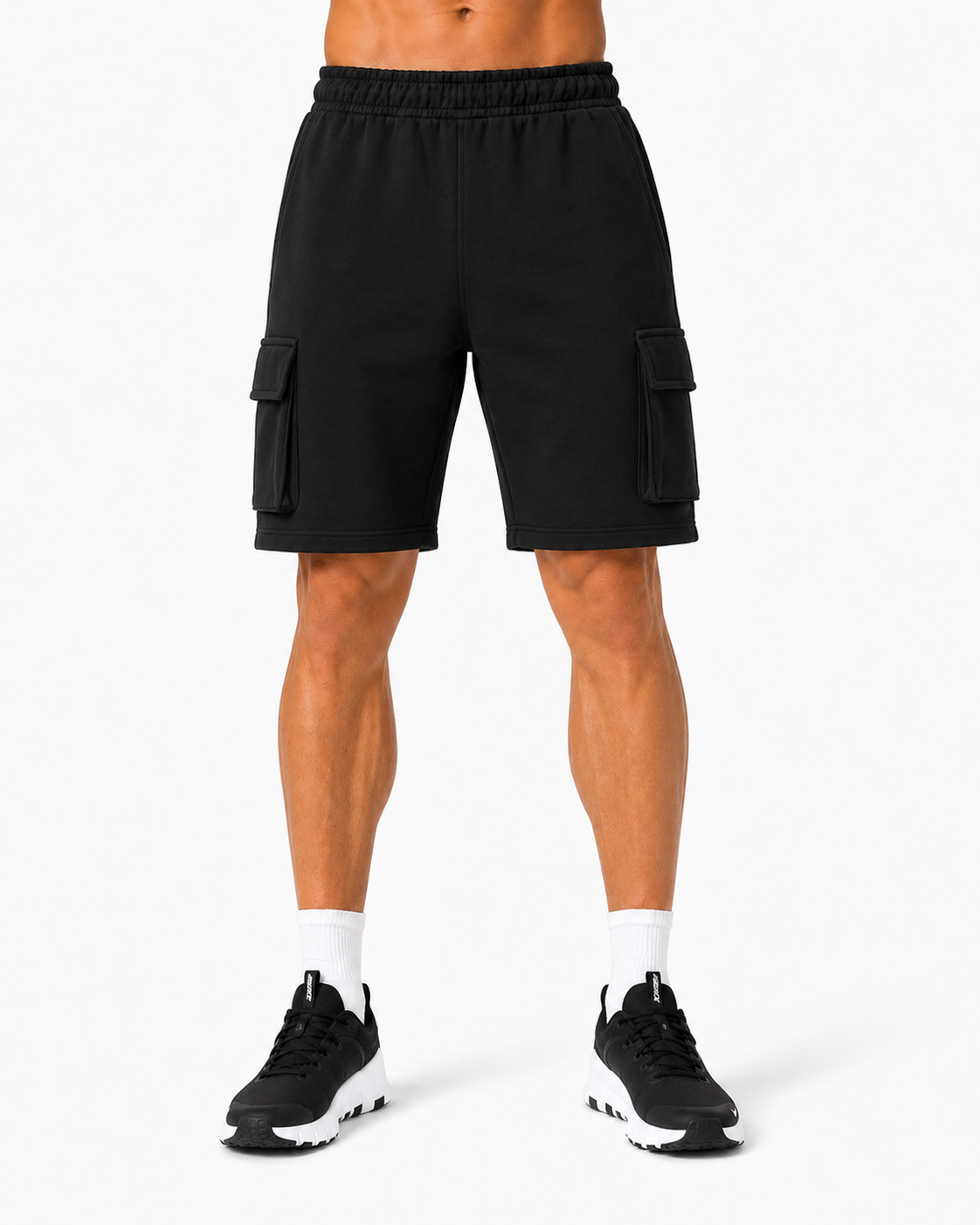 ATHLEX UtilityCore Cargo Shorts – Jet Black