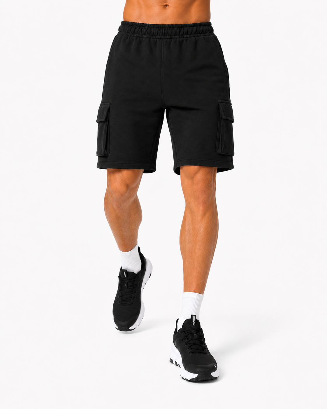 ATHLEX UtilityCore Cargo Shorts – Jet Black
