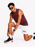 ATHLEX Varsity Mesh Basketball Shorts – Arctic White
