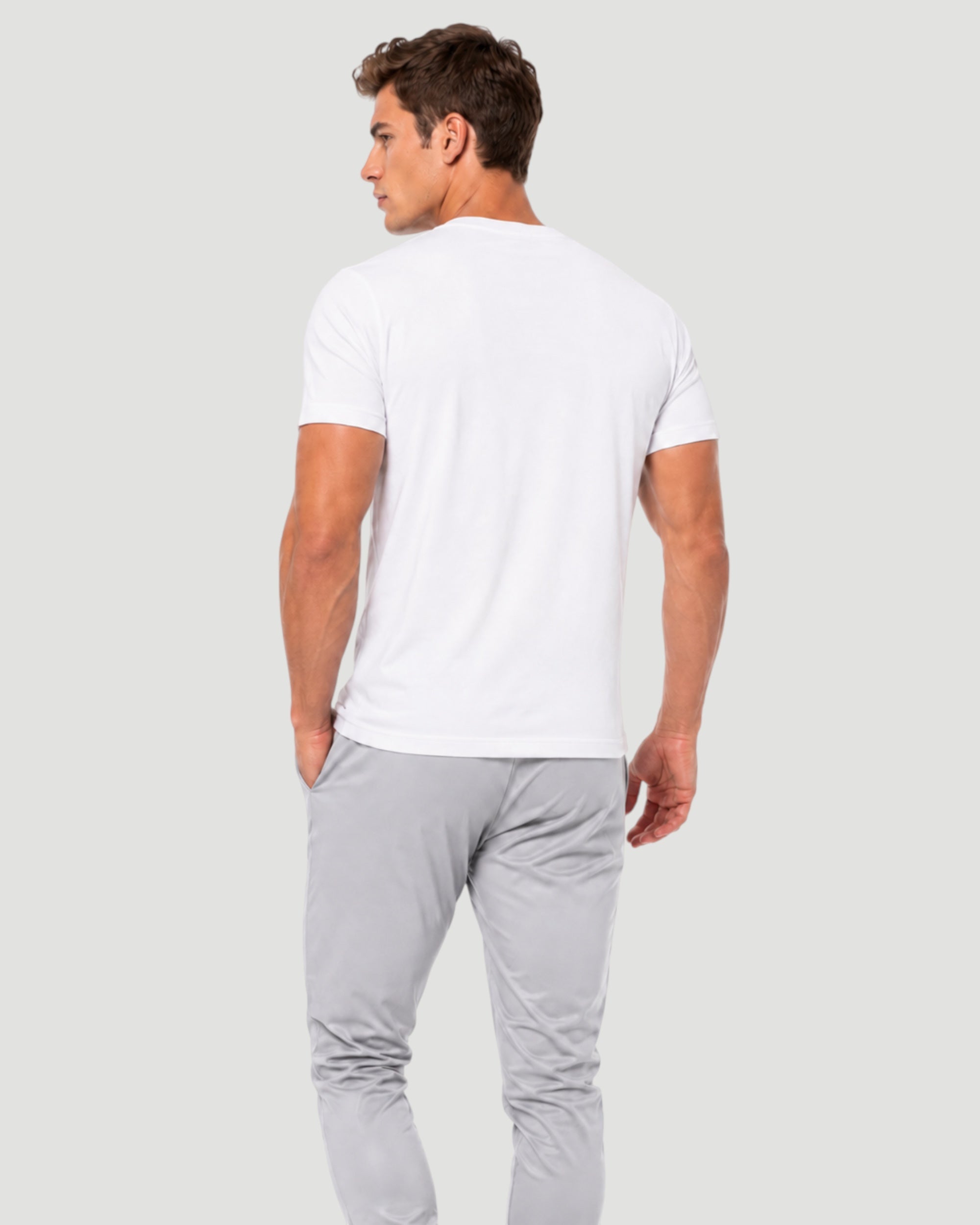 Athlex Legendary White Cotton Graphic T-Shirt