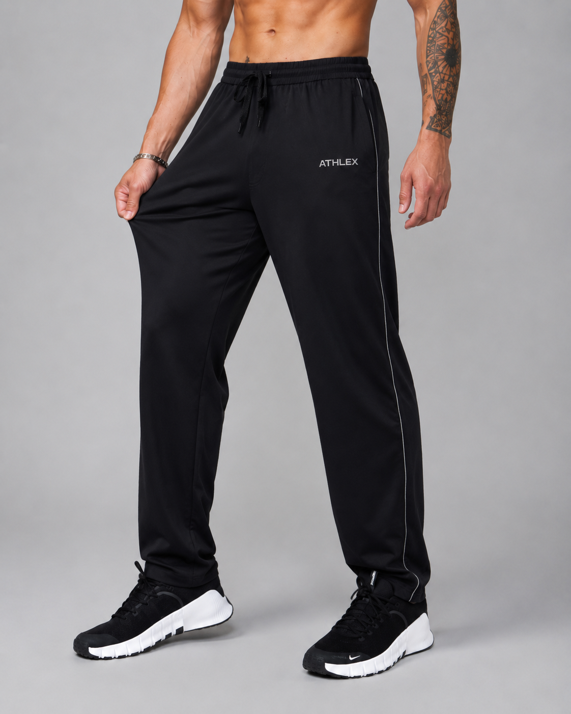 ATHLEX Velocity Pro Track Pants – Black