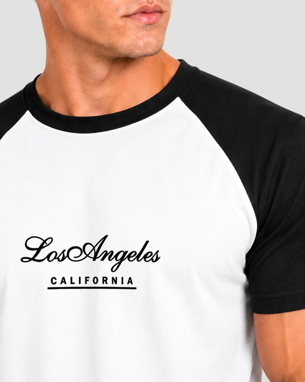ATHLEX Men’s Los Angeles Raglan Cotton Tee