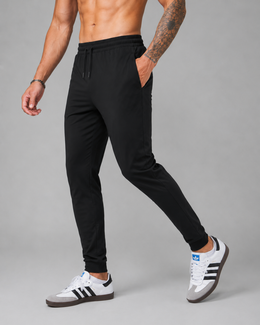 ATHLEX CoreFlex Tapered Joggers – Jet Black