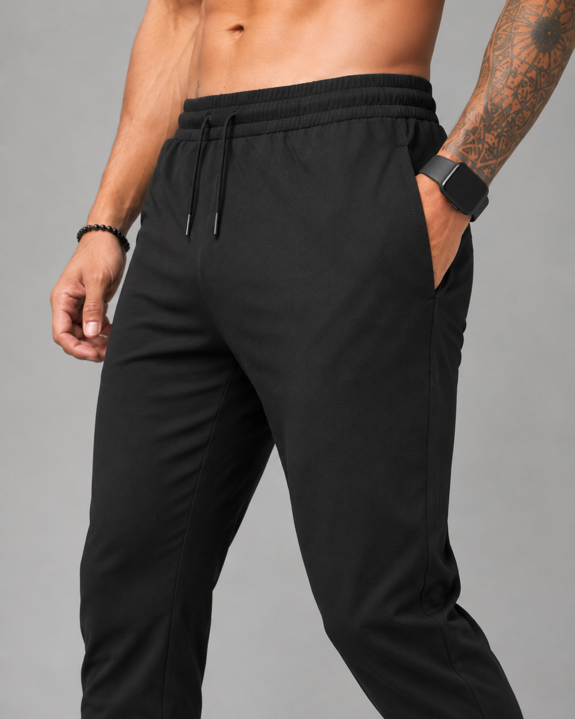 ATHLEX CoreFlex Tapered Joggers – Jet Black