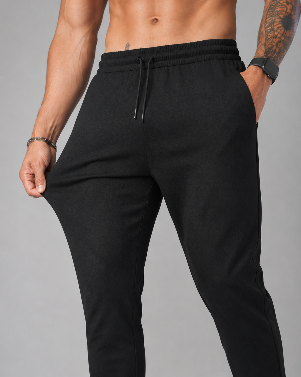 ATHLEX CoreFlex Tapered Joggers – Jet Black