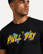 ATHLEX Men’s Black Pull Day Graphic Tee