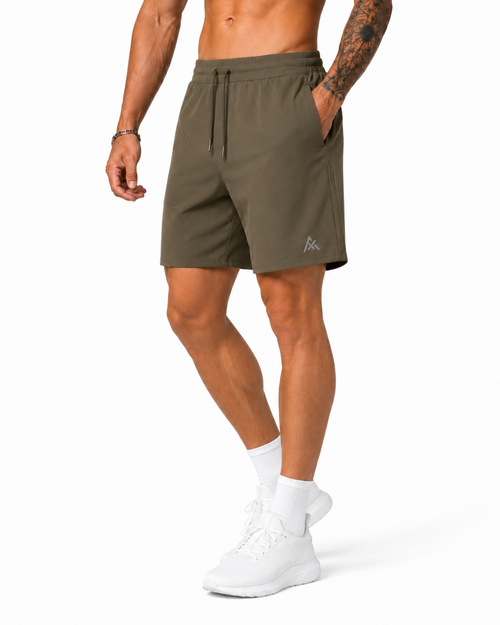 ATHLEX AeroFlex Lightweight Training Shorts – Earth Olive