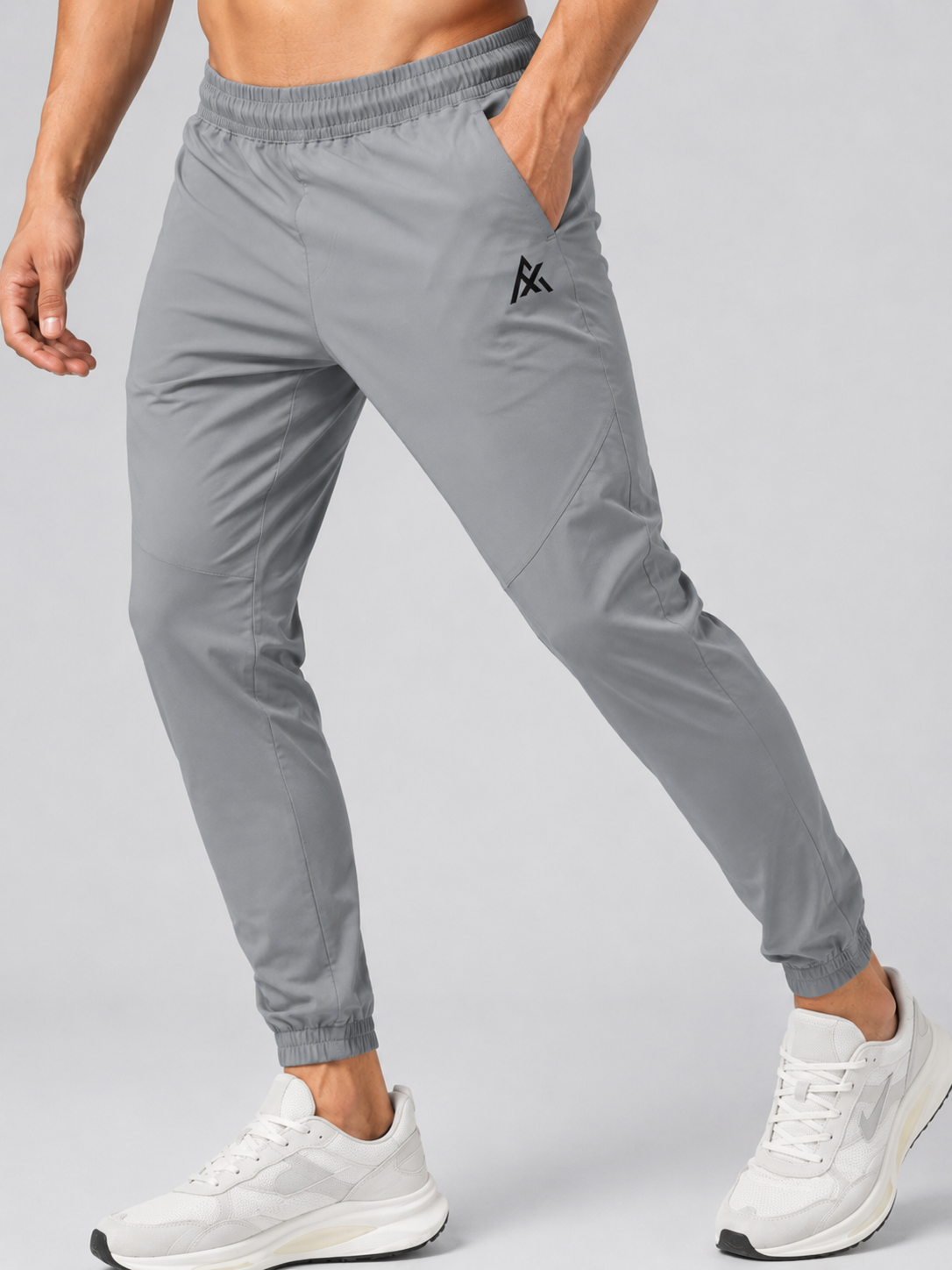 ATHLEX AeroFlex Performance Joggers – Silver Grey
