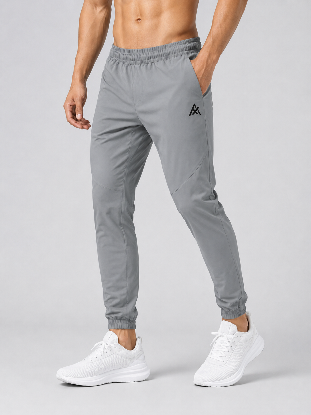ATHLEX AeroFlex Performance Joggers – Silver Grey
