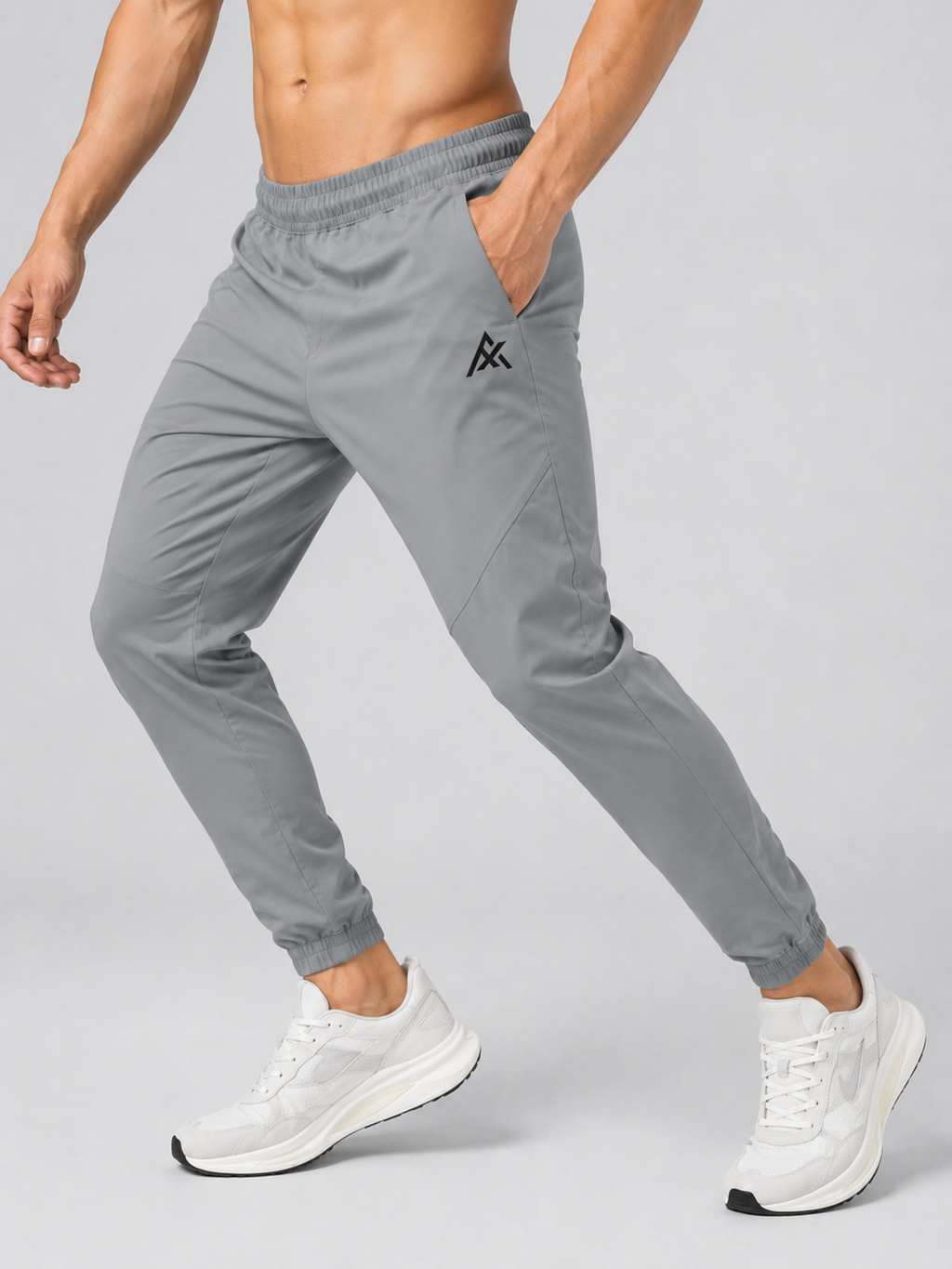 ATHLEX AeroFlex Performance Joggers – Silver Grey