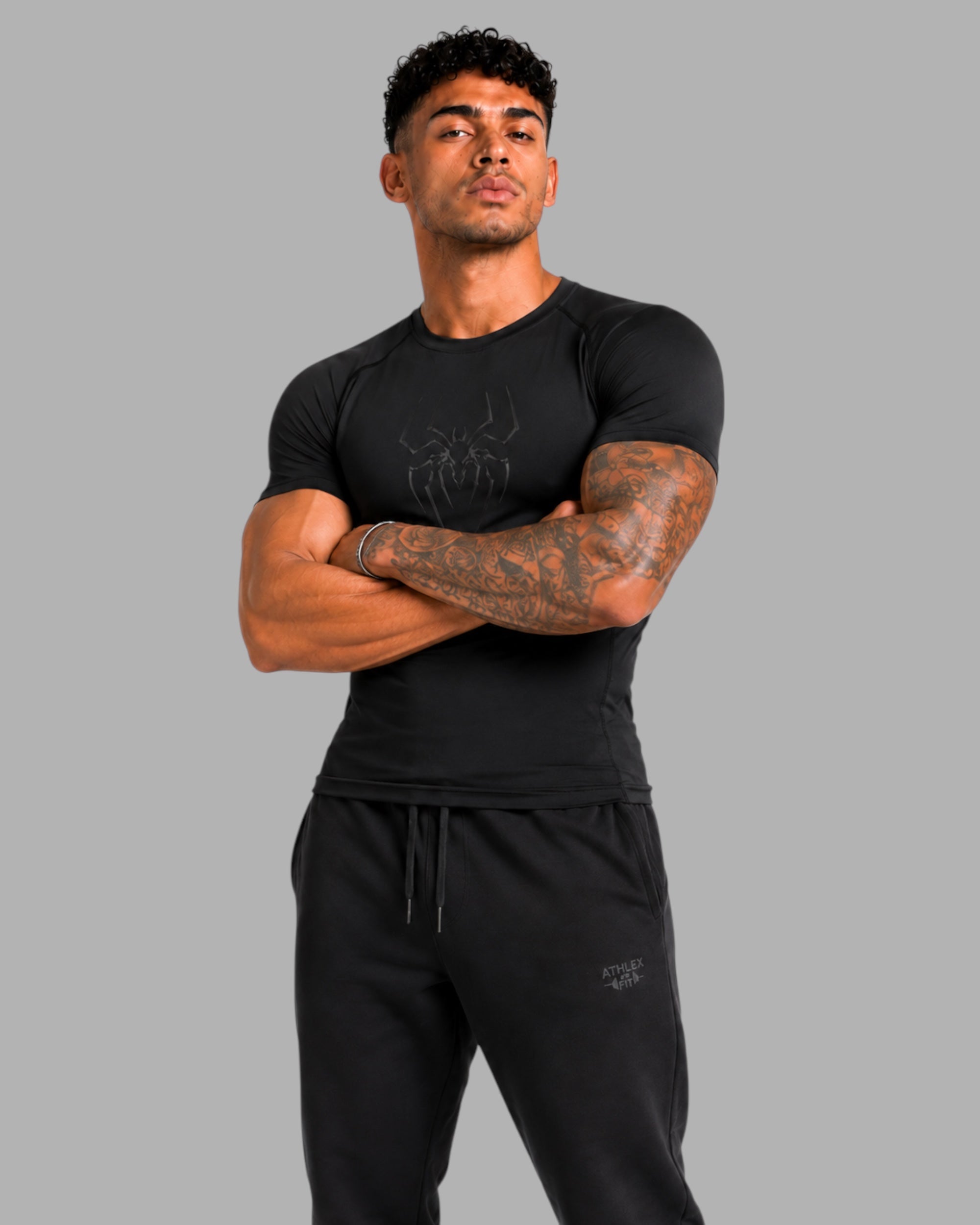 ATHLEX Venom Black Compression Shirt