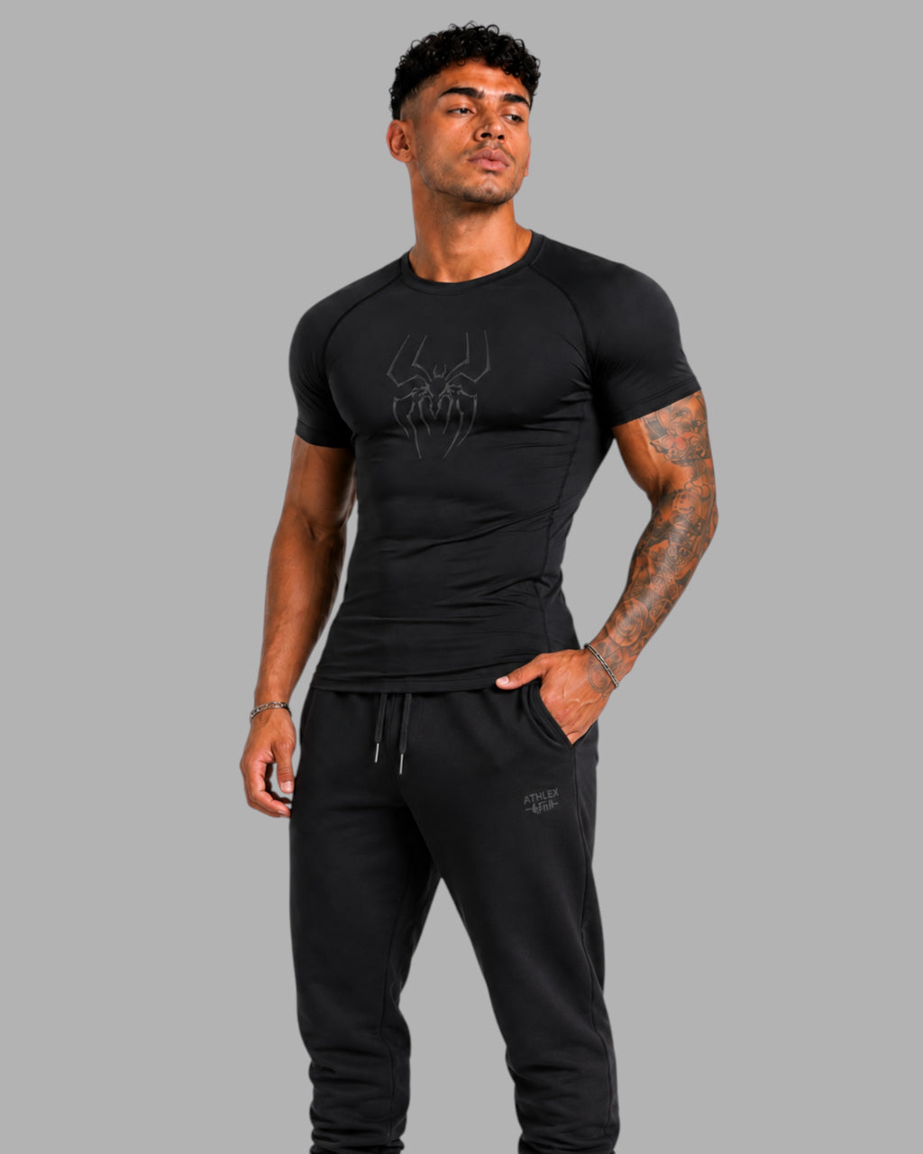 ATHLEX Venom Black Compression Shirt
