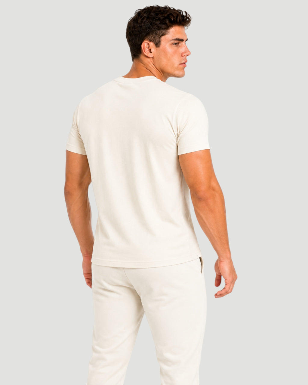 Athlex Authentic Cream Cotton T-Shirt