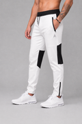 ATHLEX AeroPanel Performance Joggers – White & Black
