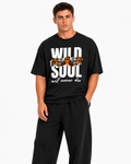 Athlex Wild Soul Oversized Graphic T-Shirt – Black